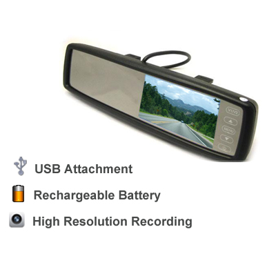 Normal Looking Mirror For In Car Video Surveillance Protect Your Things In Delhi